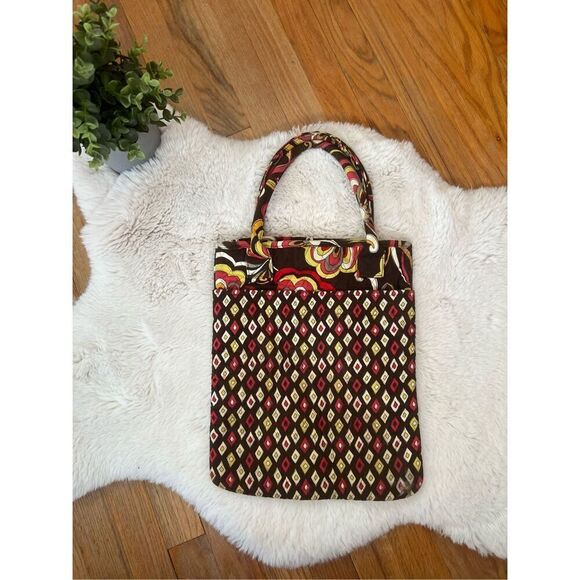 Vera Bradley *retired* Puccini Slim Tote Quilted Purse - Picture 3 of 7